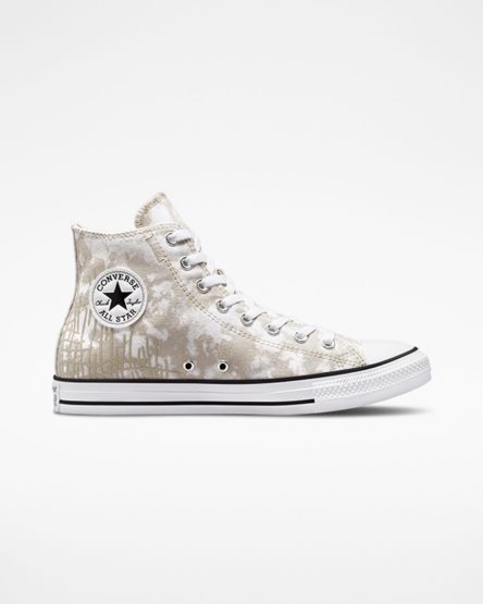 Tenis Converse Chuck Taylor All Star Dip Dye Cano Alto Masculino Cinzentas Branco Pretas | PT F07034P